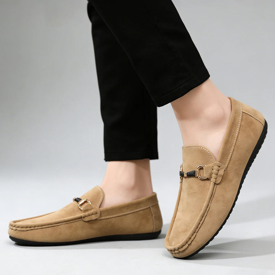 Davidson Suede Slip On Loafers