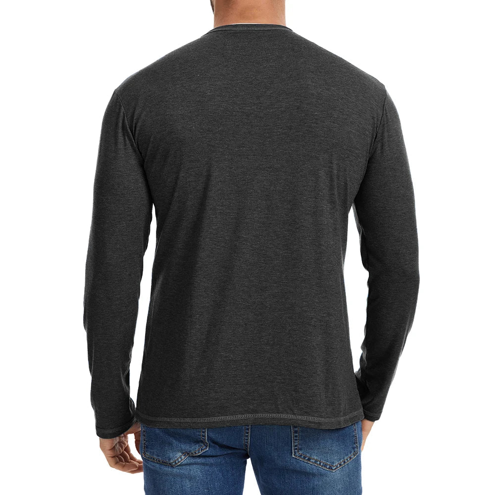 Marcello Henley Long Sleeve Shirt