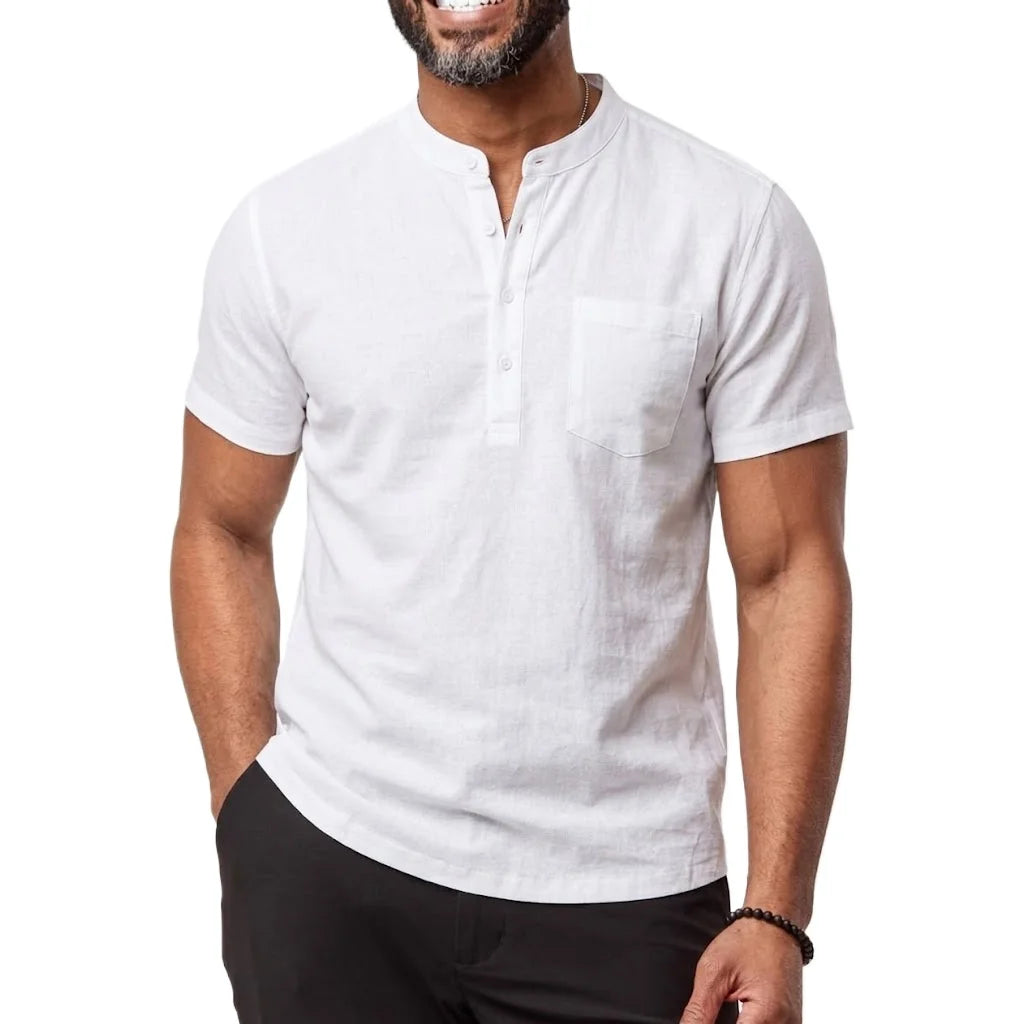 Blake Breathable Linen Tee