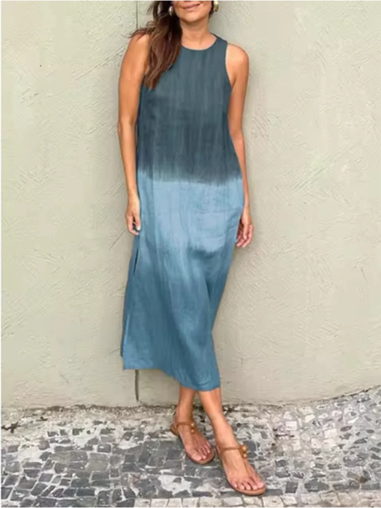 Delilah Gradient Relaxed Midi Dress