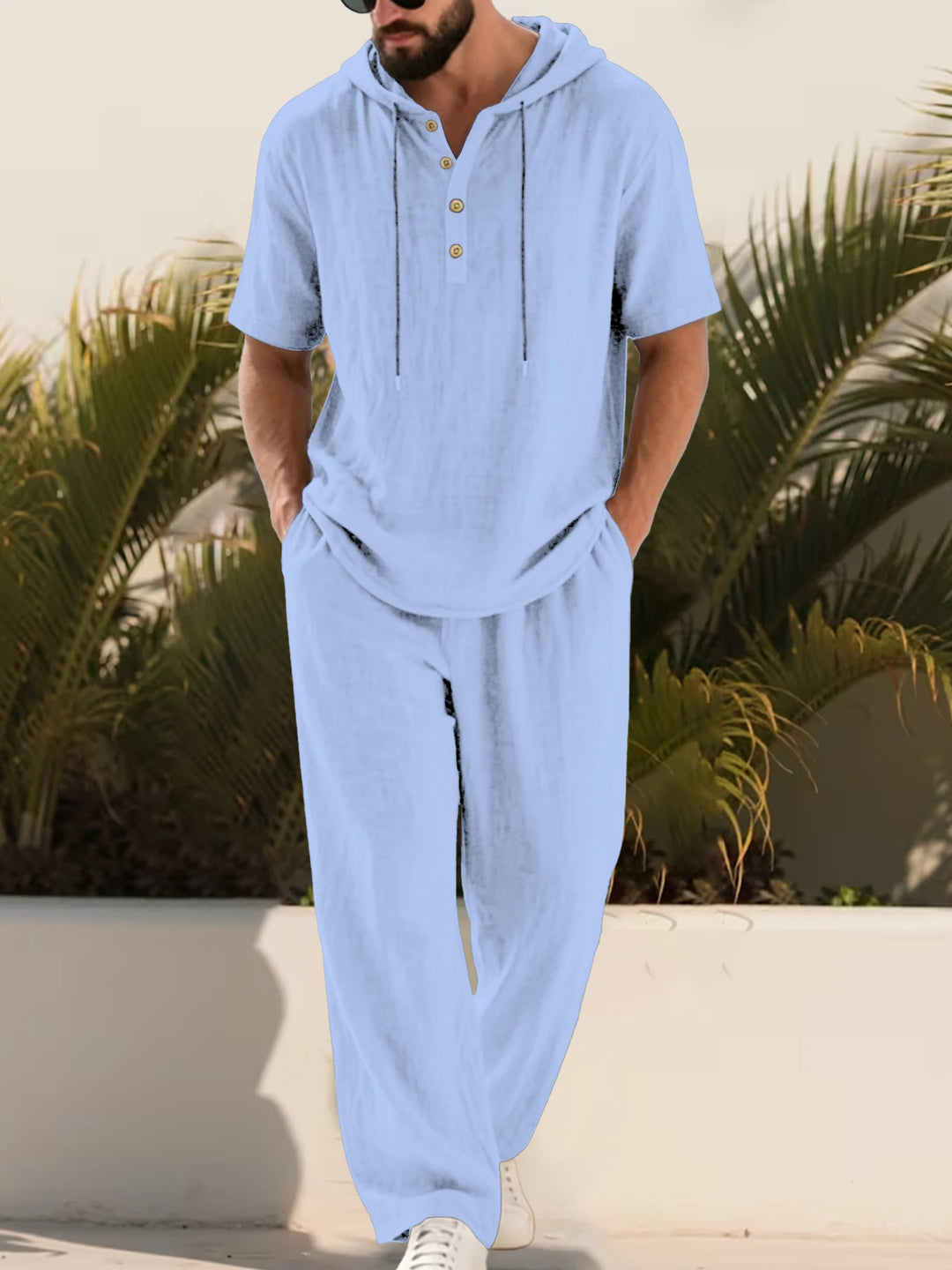 Brooks Relaxed Henley Trouser Set