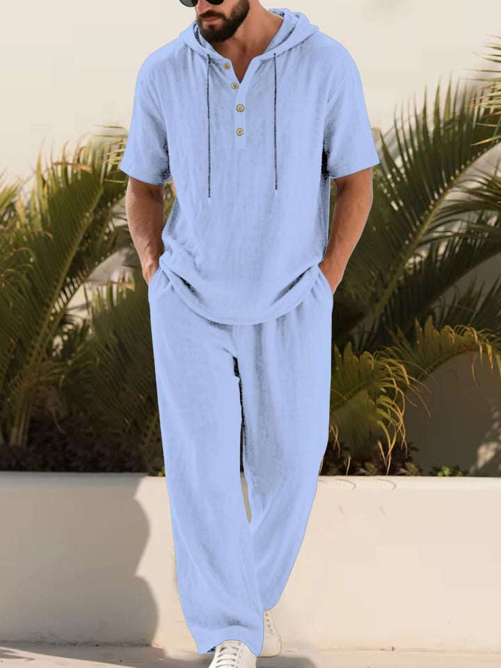 Brooks Relaxed Henley Trouser Set