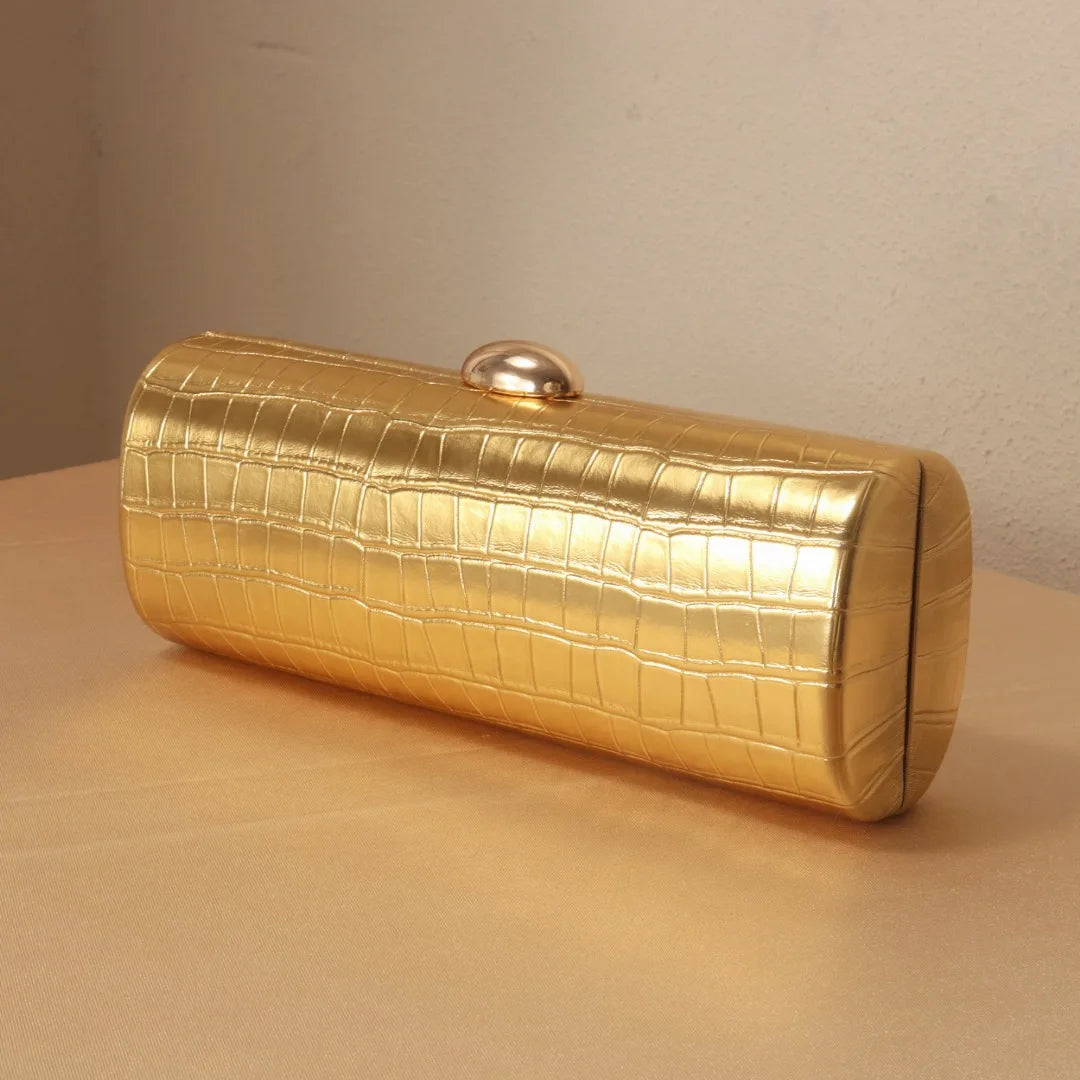 Camille Glossy Evening Party Clutch