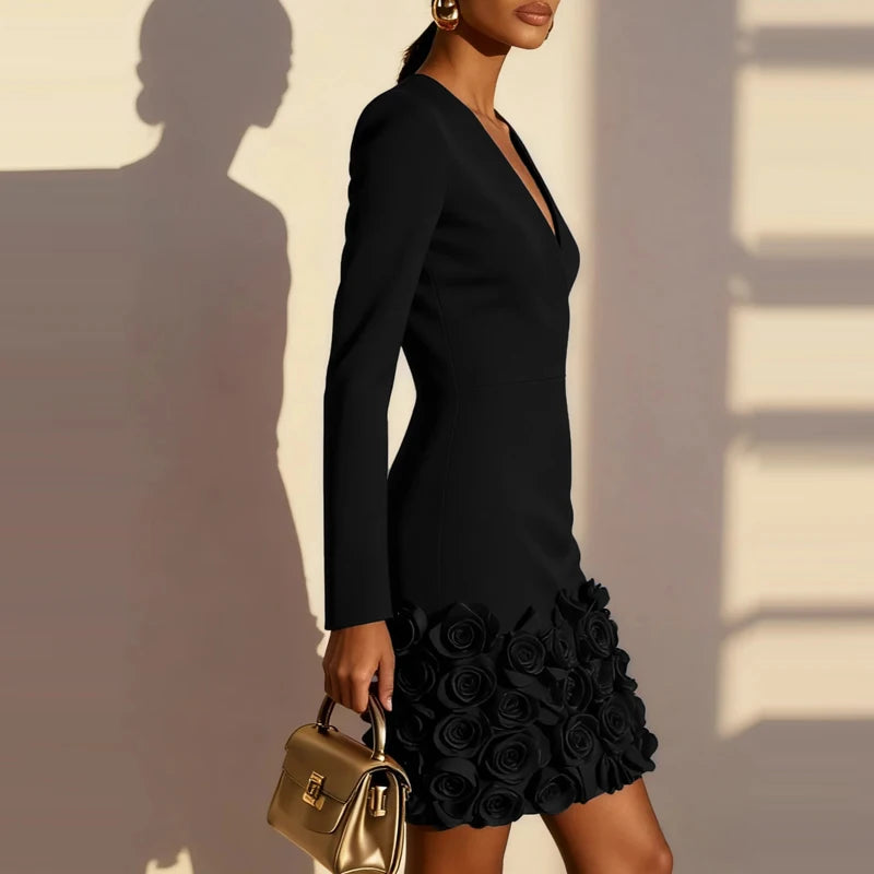 Naomi Floral Hem Mini Dress