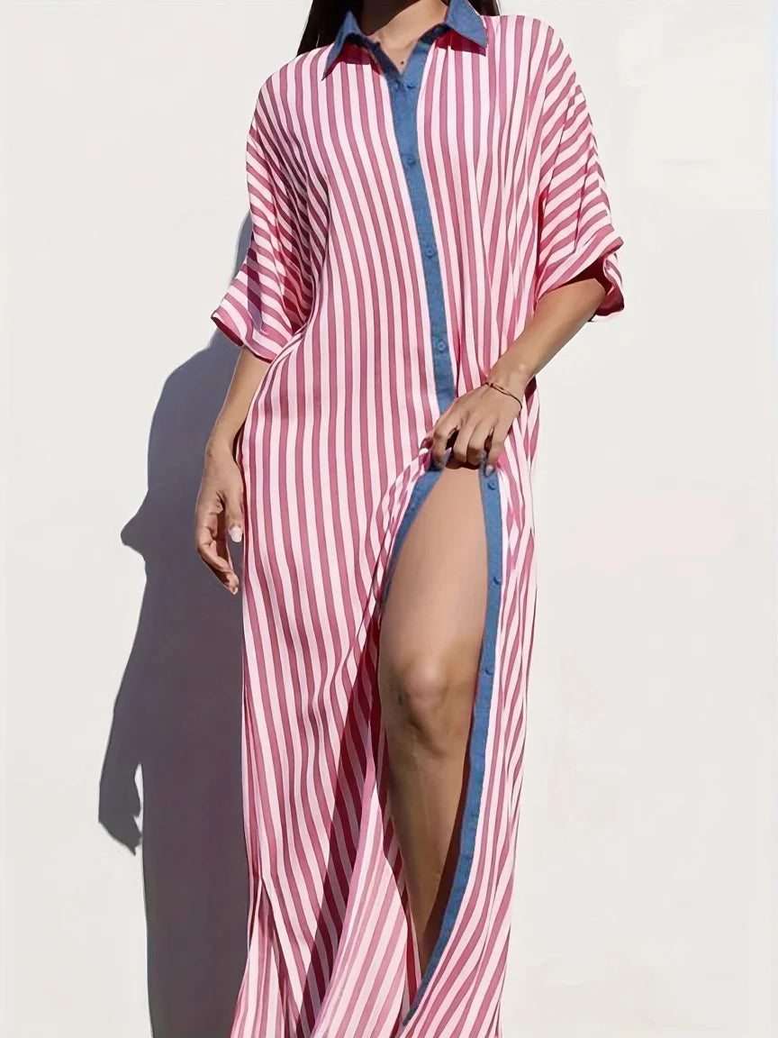 Paloma Stripe Maxi Dress