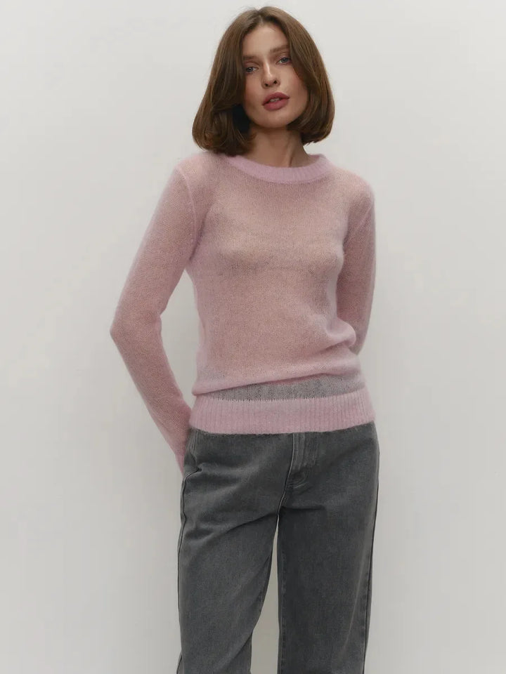 Elodie Mohair Knit Sweater