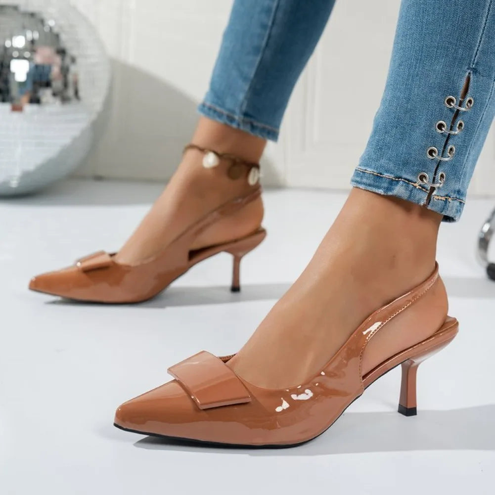 Celeste Pointed Slingback Heels