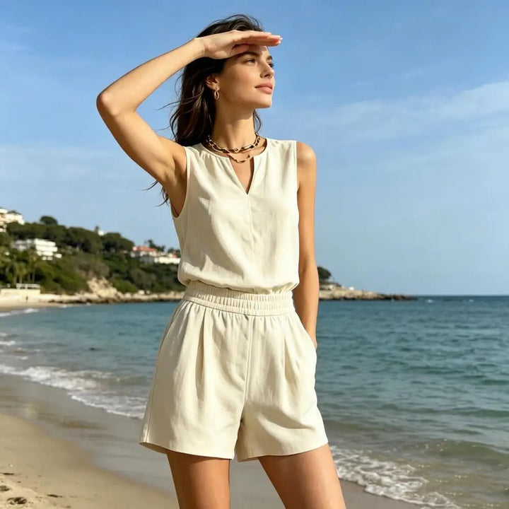 Peyton Relaxed Summer Shorts Set