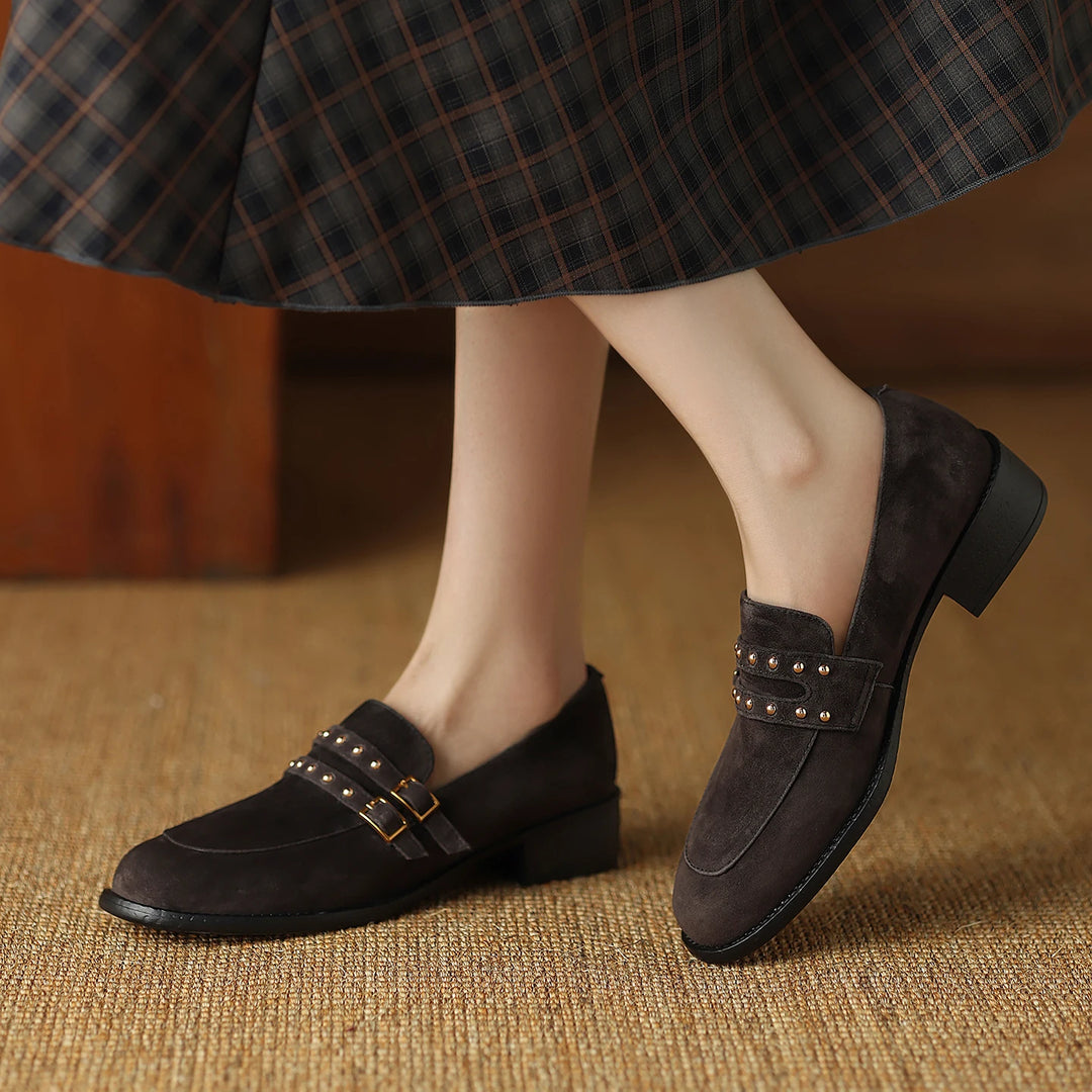 Celine Round Toe Loafers