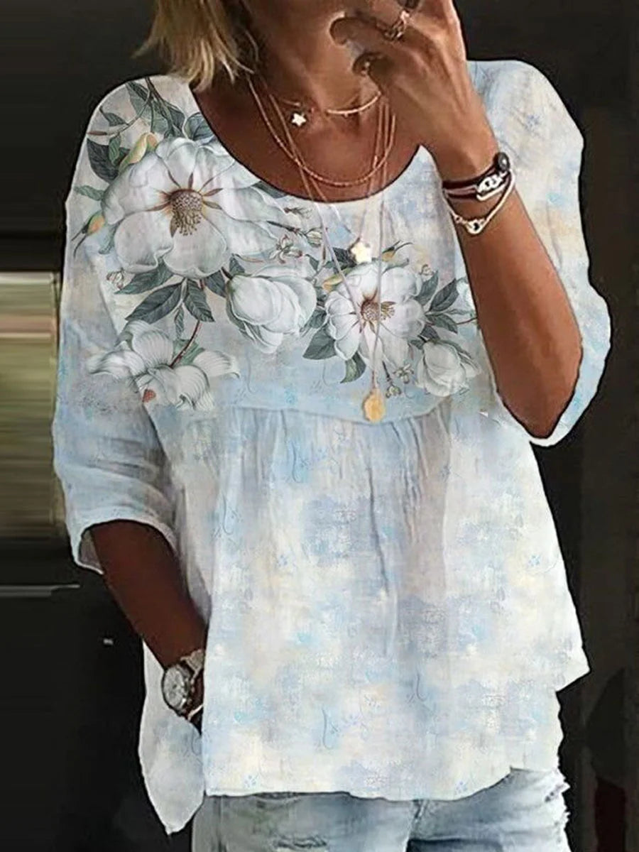 Grace Floral Print Blouse