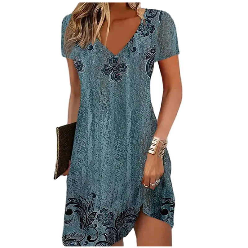 Lucienne Floral A Line Mini Dress