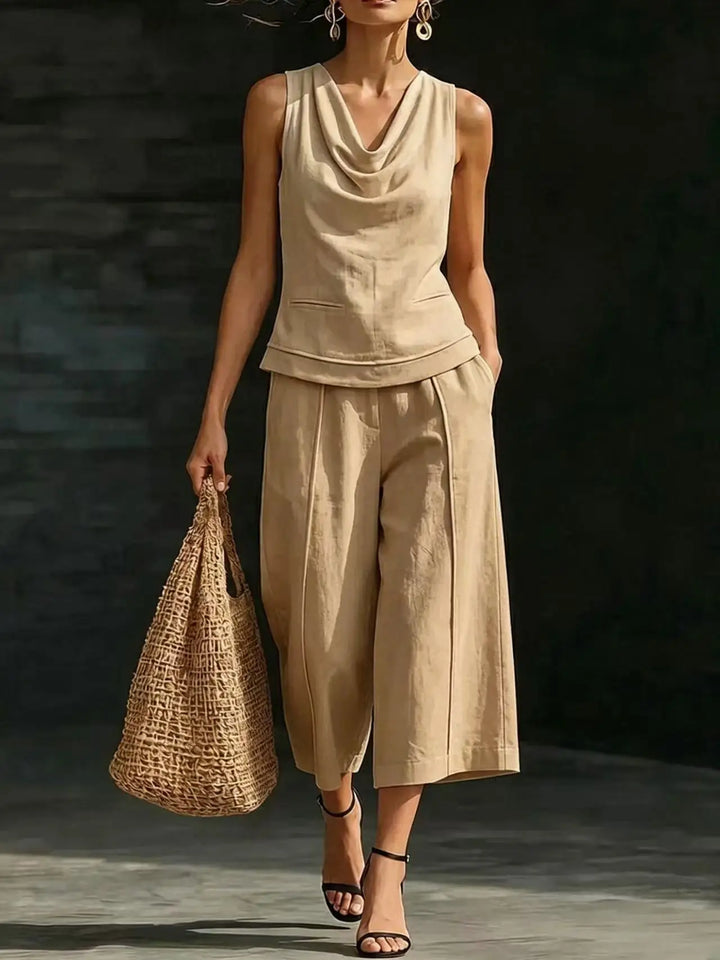 Blair Relaxed Cowl Neck Trouser Set