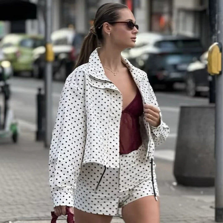 Marlena Cropped Bomber Jacket