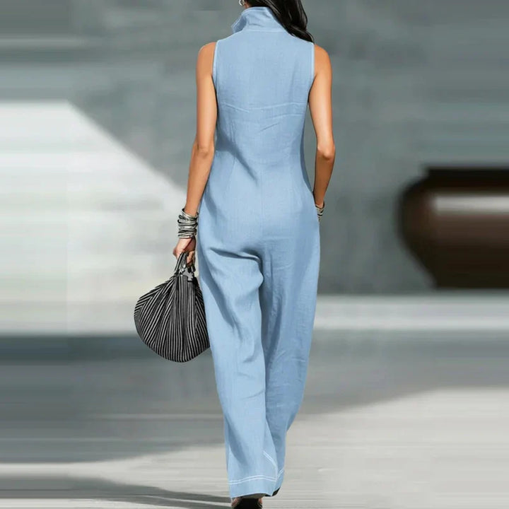 Lorane Sleeveless Wide Leg Jumpsuit