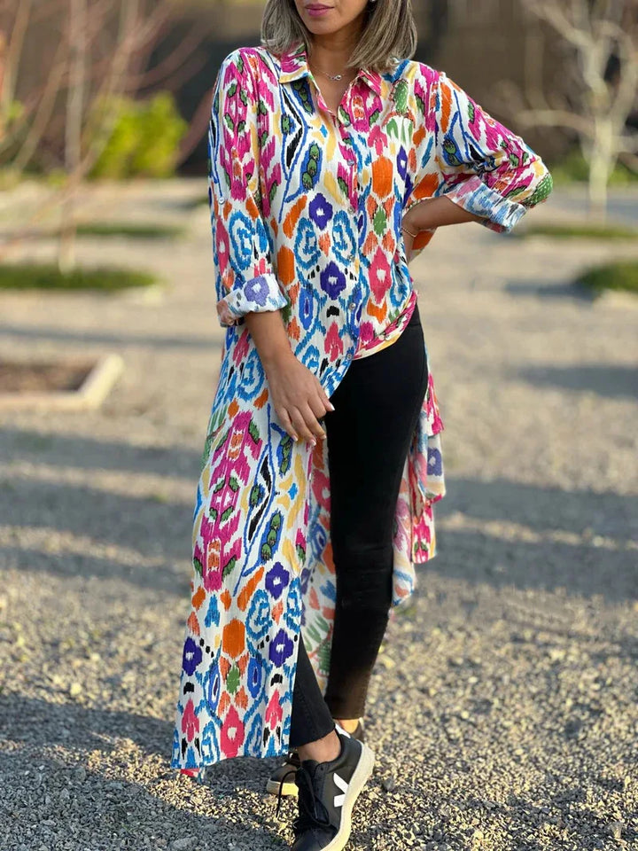 Fiora Relaxed Bohemian Maxi Dress
