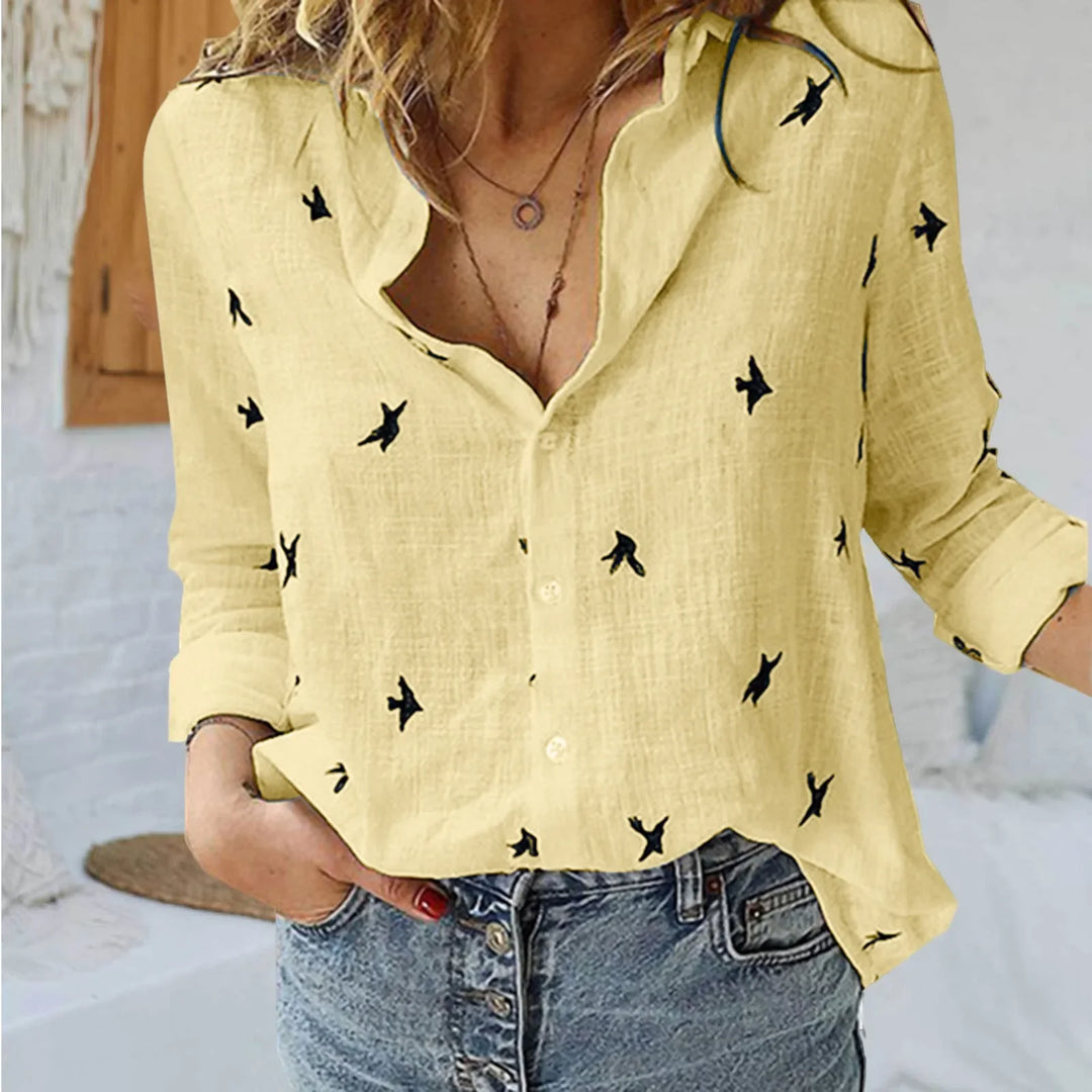 Emery Printed Button Shirt
