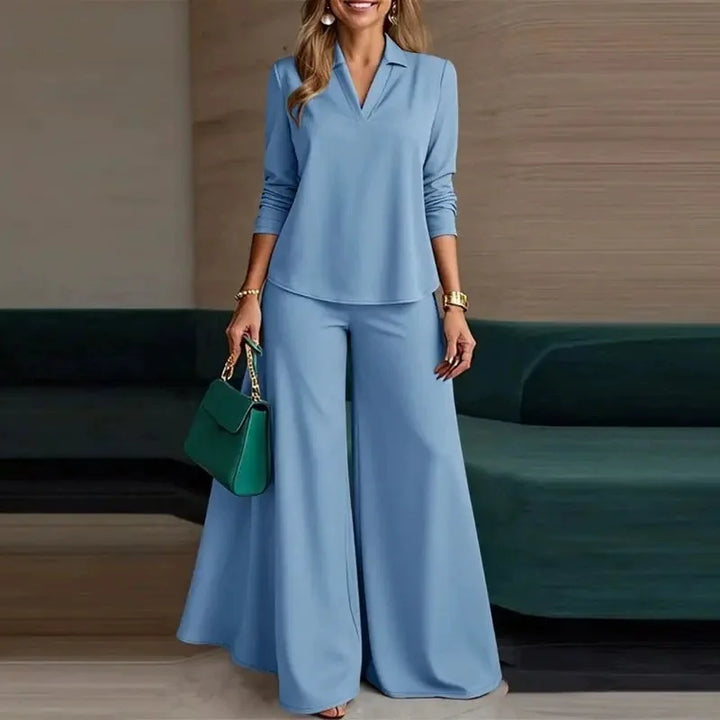 Emery Relaxed Wide Leg Pants Set