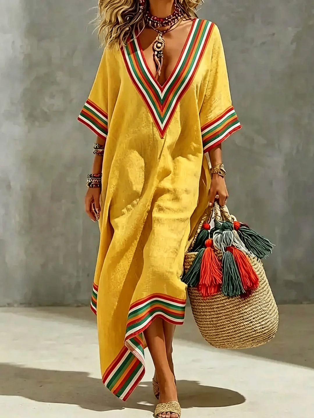 Joanna Boho Relaxed Maxi Dress