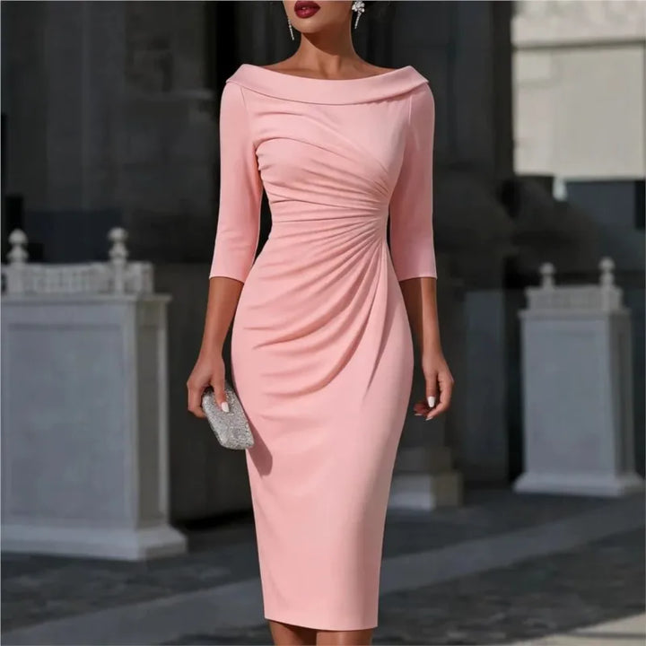 Amelie Ruched Sheath Dress