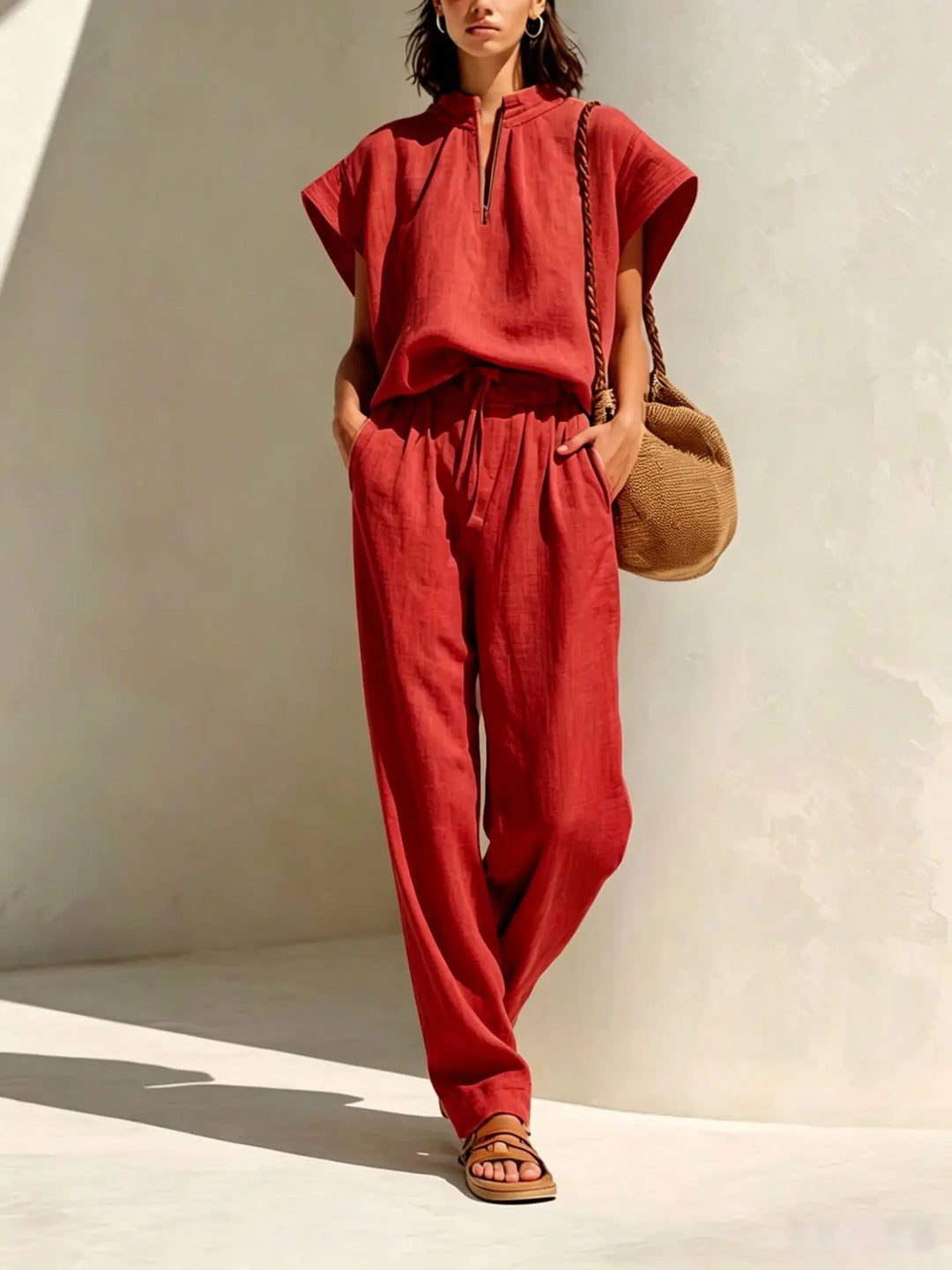 Anya Relaxed Two-Piece Set
