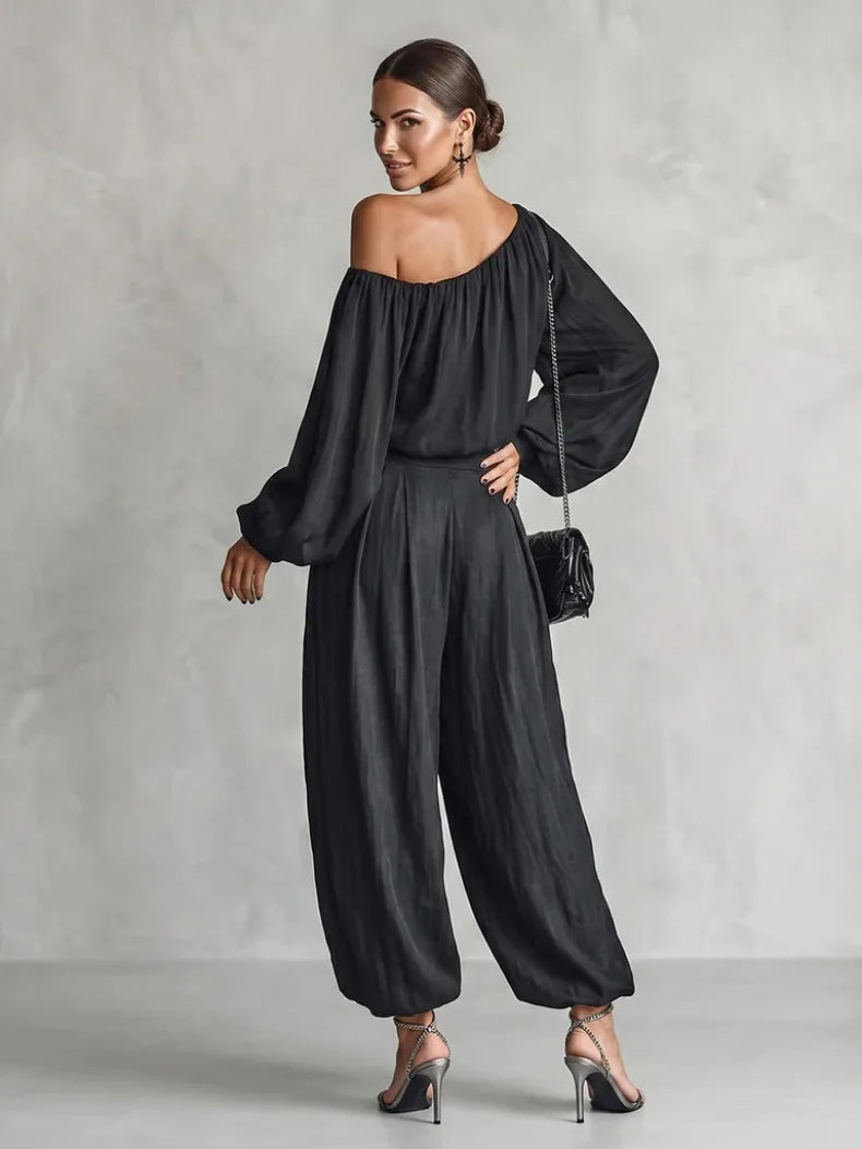 Lyra Off Shoulder Trouser Set
