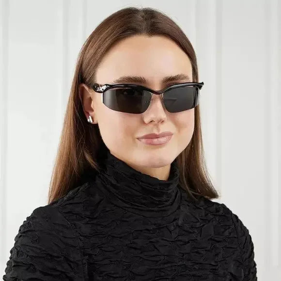 Elba Rimless Retro Sunglasses