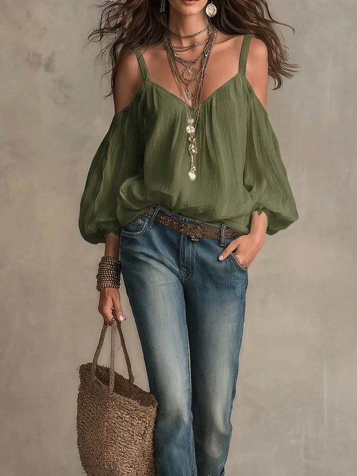Dakota Off Shoulder Boho Blouse