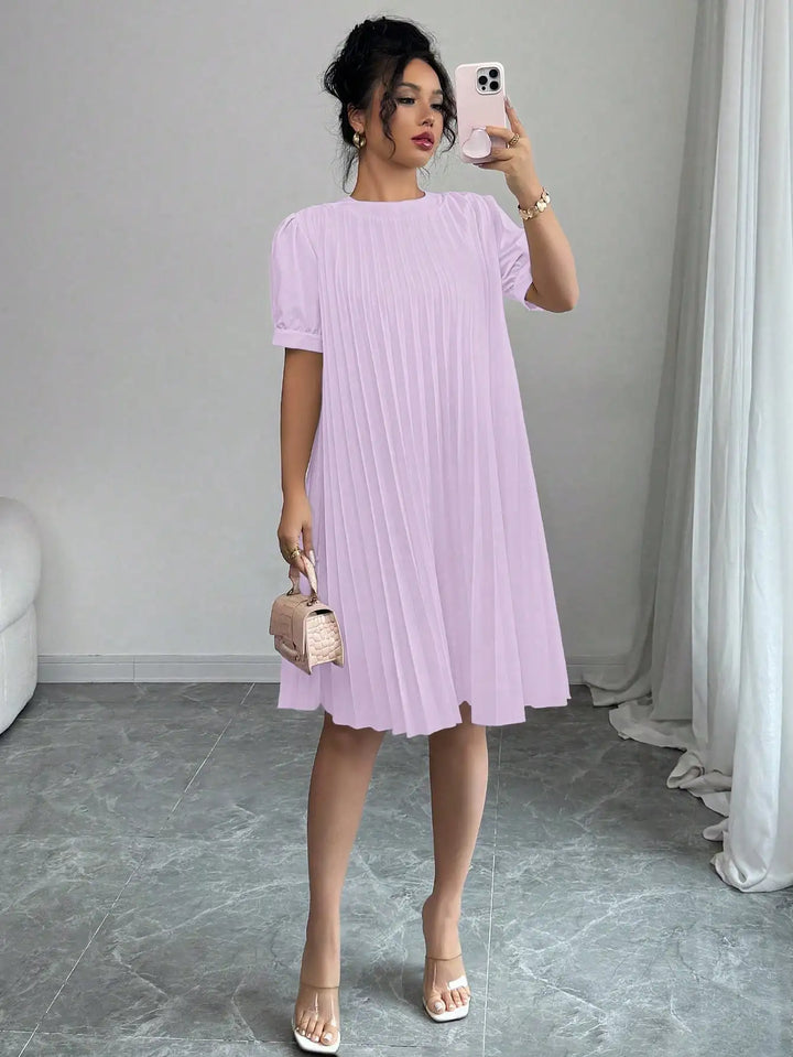 Emmeline Pleated Midi Dress