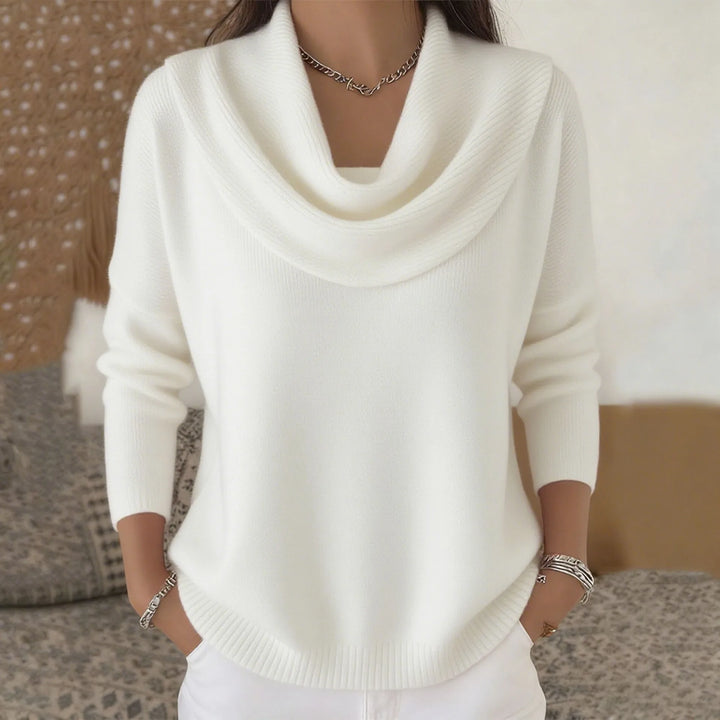 Lorelei Cowl Neck Knit Sweater