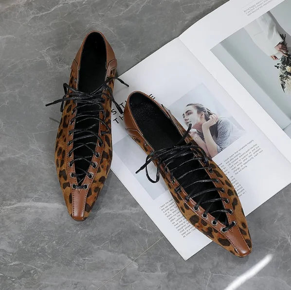 Vesper Classic Lace Up Flats