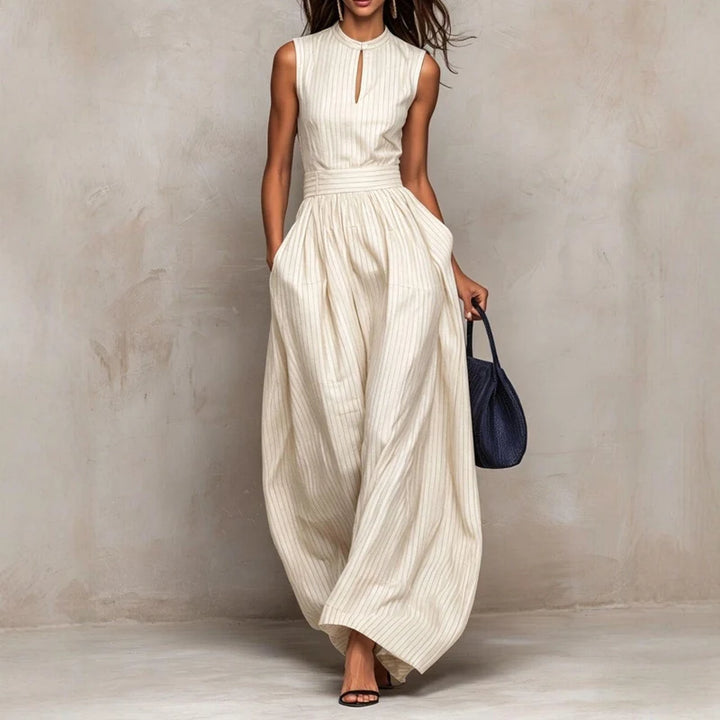 Savina Sleeveless Wide Leg Jumpsuit