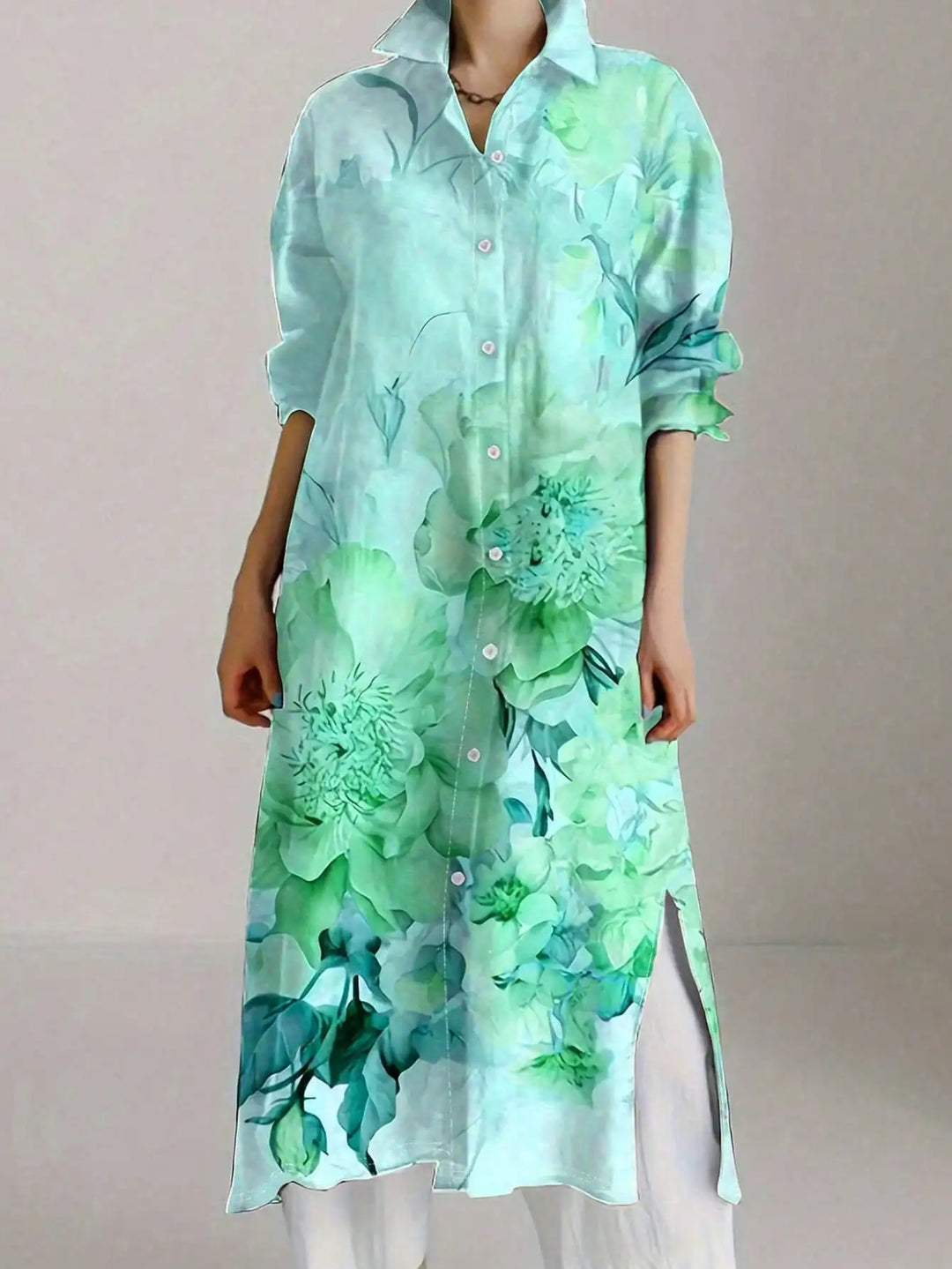 Lena Floral Print Maxi Dress