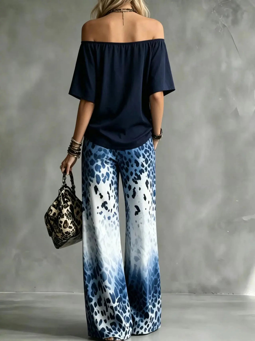 Zara Off Shoulder Trouser Set