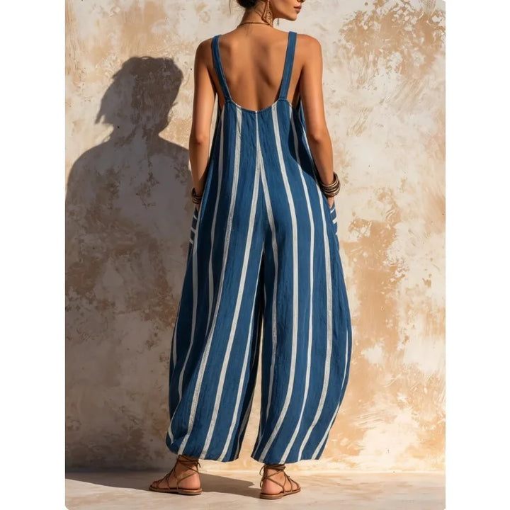 Brielle Loose Fit Linen Jumpsuit