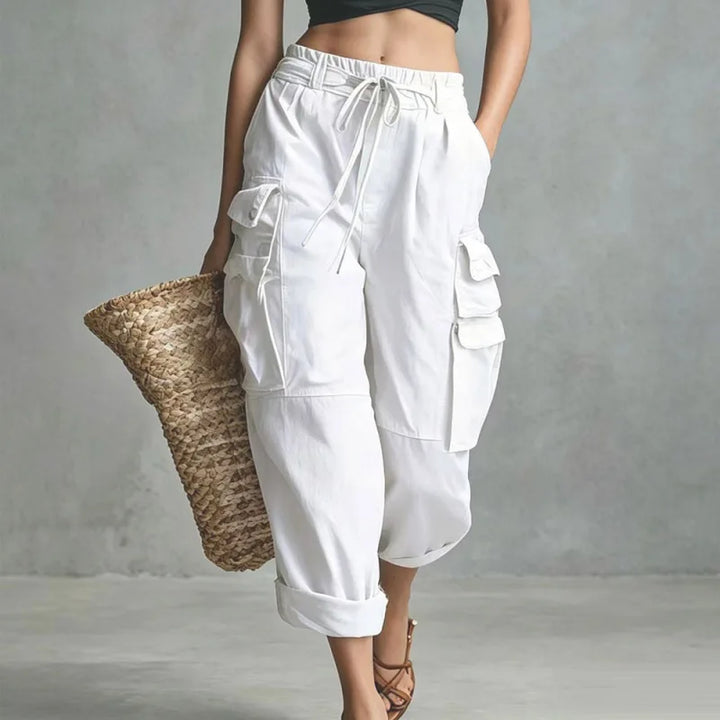 Quinn Relaxed Drawstring Cargo Pants