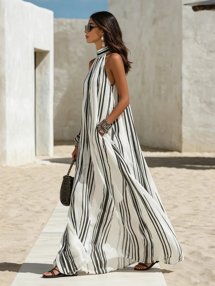 Hayley Striped Pocket Maxi Dress