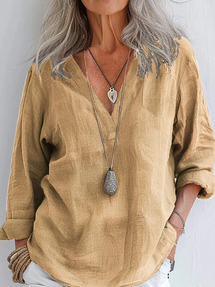 Maeve Vintage Casual Blouse