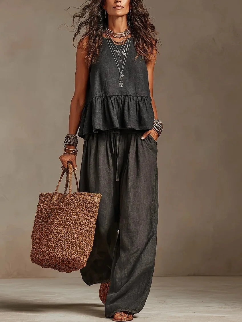 Jillian Ruffle Everyday Matching Set