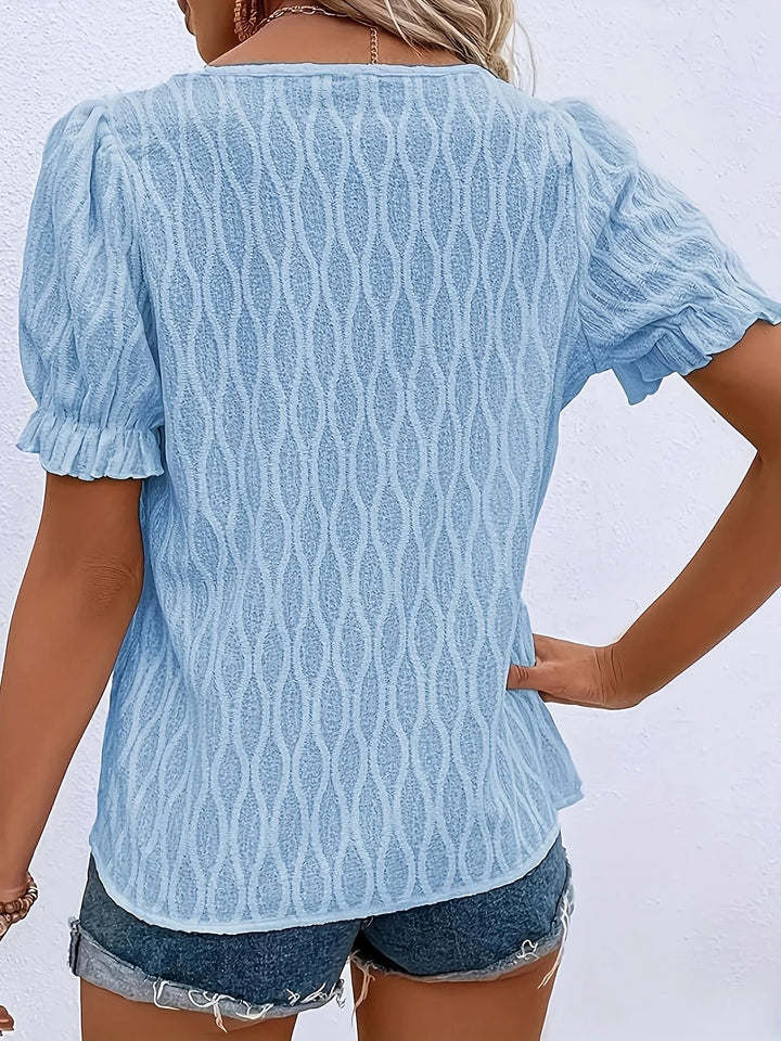 Sophie Casual Short Sleeve Blouse