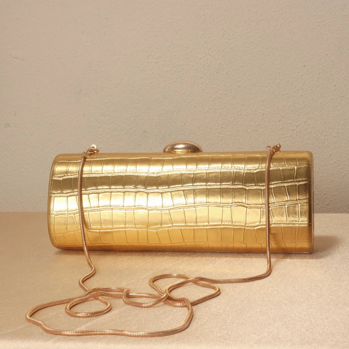 Camille Glossy Evening Party Clutch
