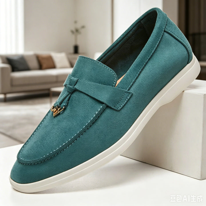 Harrison Suede Tassel Loafers