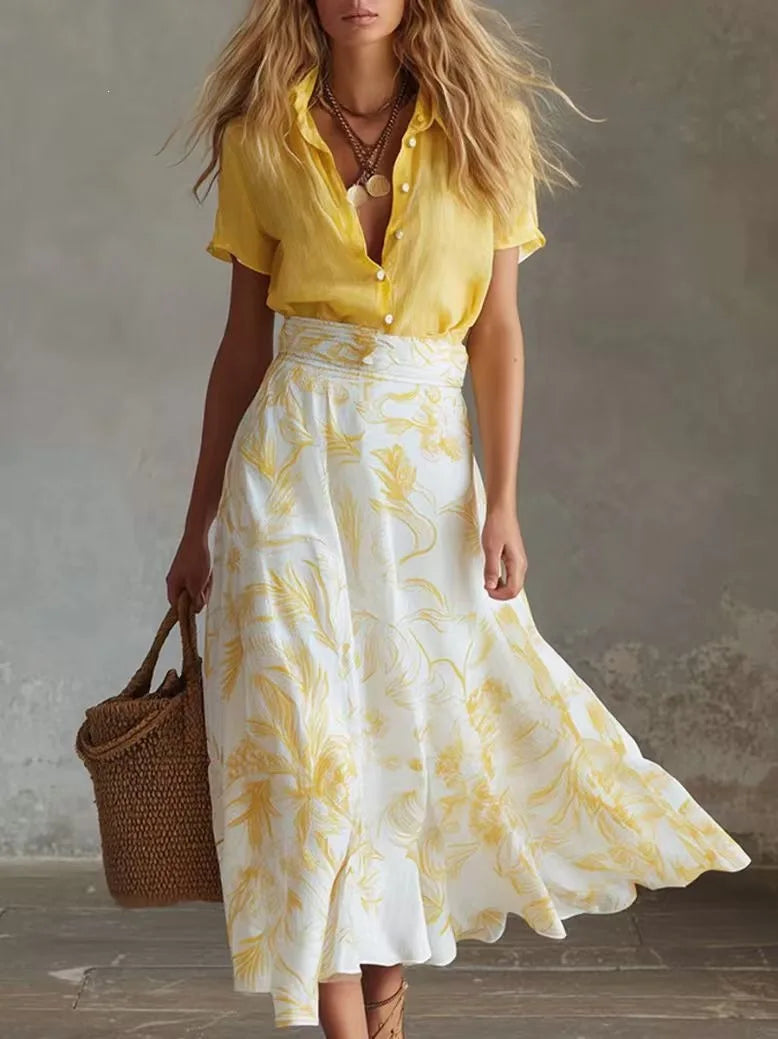 Madelyn Summer Linen Matching Set
