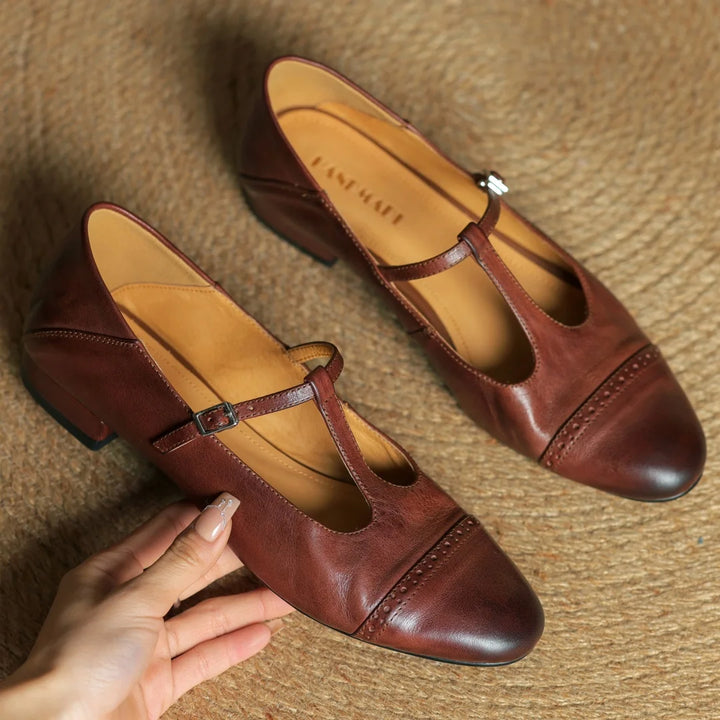 Vivienne Genuine Leather Flats