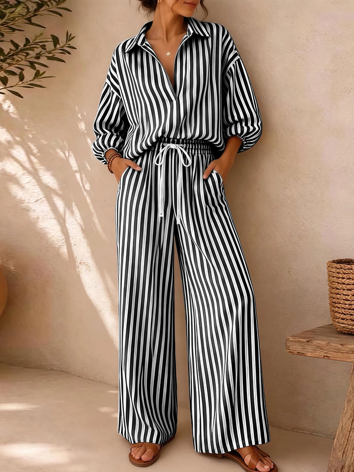 Rosalie Striped Two-Piece Set