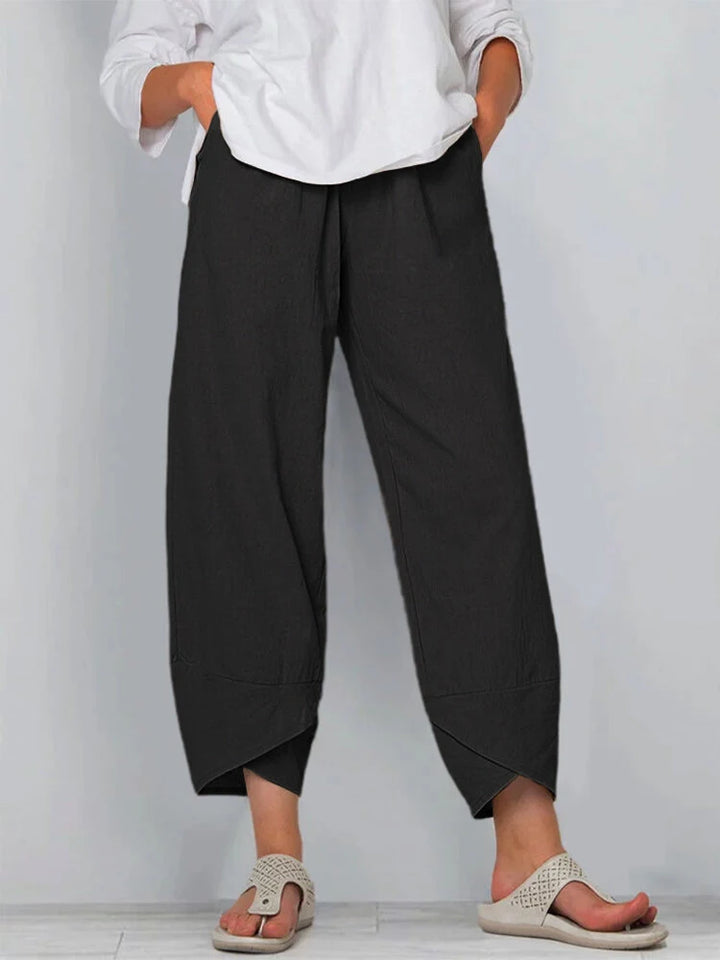 Giana Cotton Linen Harem Pants
