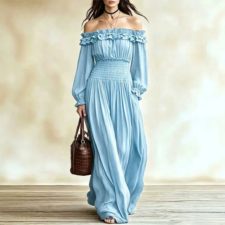 Elira Off Shoulder Maxi Dress