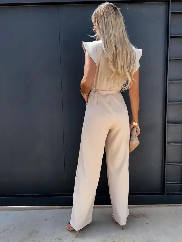 Odette Elegant Wide Leg Jumpsuit