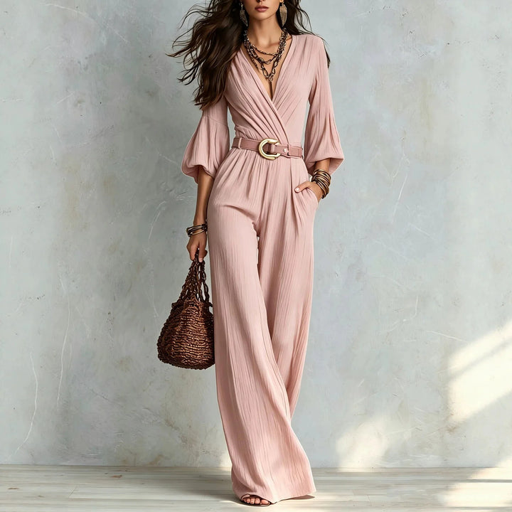 Isolde Elegant Wide Leg Jumpsuit