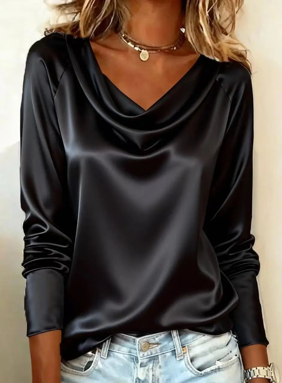 Aveera Cowl Neck Blouse