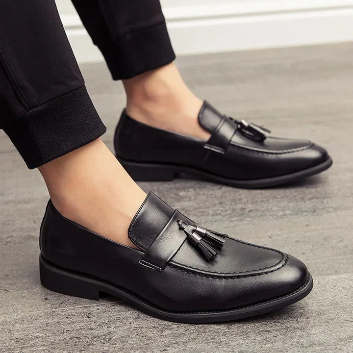 Preston Tassel Leather Loafers